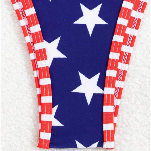 🇺🇸 Star Printed Sexy Bikini Swimsuit 2 Pieces - Picture 4 of 11